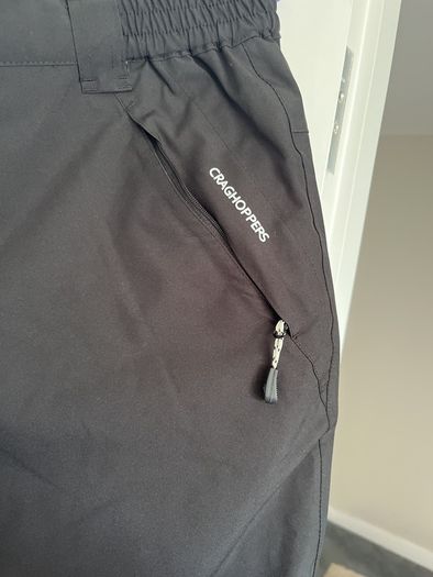 Craghoppers Men's Black Waterproof Hiking Pants 34x32