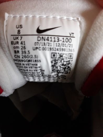 Nike Air Max BW OG Sport Red (2021) UK-7/EUR-41 DN4113-100 White/Sport Red-Black-2021