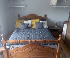 Solid Wood Double Bed