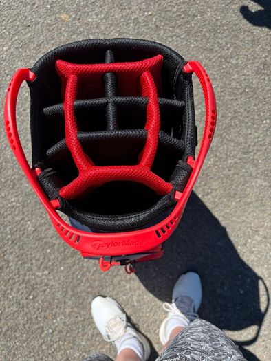 TaylorMade Pro Cart Golf Bag Navy / Red