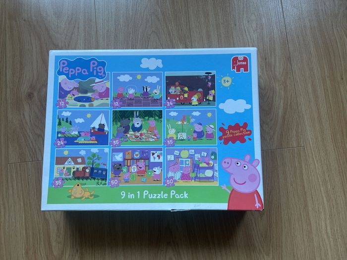 Peppa Pig 9 in one 1 puzzle pack
