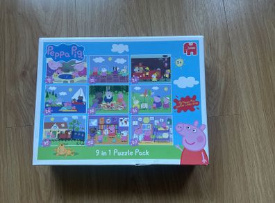 Peppa Pig 9 in one 1 puzzle pack