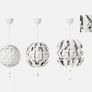 IKEA PS 2014 Pendant lamp, white/silver, 35 cm Image 2