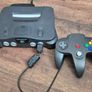 Nintendo 64 console with controller and cable Image 2