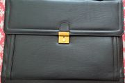 Expanding Leather Briefcase by TopTrend - New Old Stock