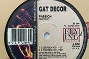 Gat Decor - Passion - Flying Records Italy - 1992 - 12" Black Vinyl