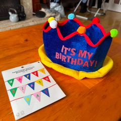 Birthday Party Bundle (Hat & Happy Birthday Banner)