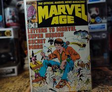 Marvel Age ! Issue #20 ! The Official Marvel News Magazine ! Bronze Age from 1984 ! by Marvel !