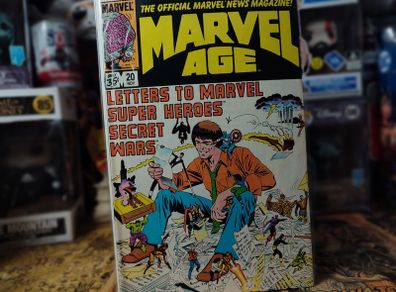 Marvel Age ! Issue #20 ! The Official Marvel News Magazine ! Bronze Age from 1984 ! by Marvel !