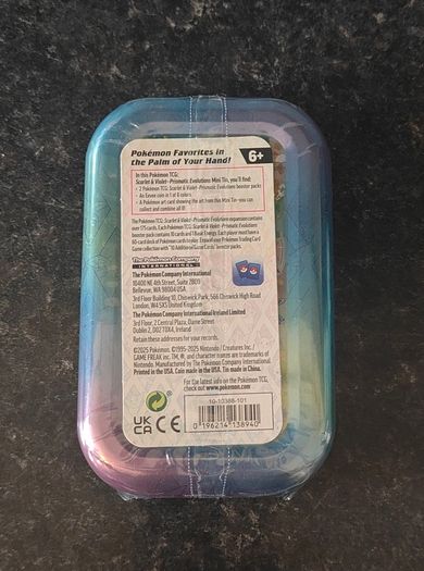 FREE Tracked Shipping. Pokemon Prismatic Evolutions Mini Tin