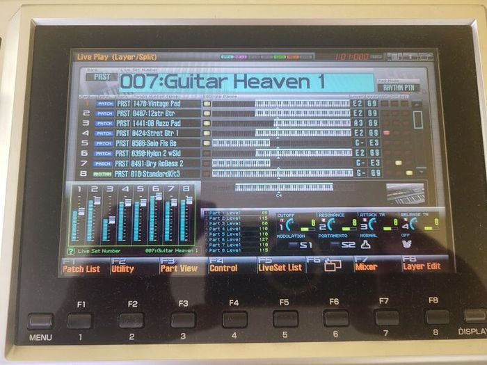 Roland G8 Fantom Keyboard and Accessories