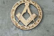 Vintage 9ct Solid Gold Masonic Pendant