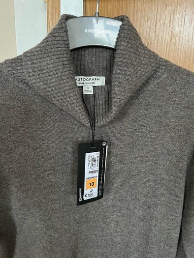 Autograph cashmere jumper size 10 . New