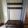 hall stand. coat rack with bench Image 2