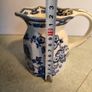 Vintage Rare Mason's Patent Ironstone Porcelain Pitcher/creamer Manchu England 4 1/2" Image 2