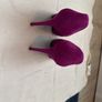 Purple / fucsia high heels stilettos like new Image 4