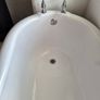 Bath, Luxury Acrylic Roll Top Slipper Bath in Excellent Condition Image 3
