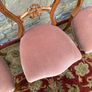 Set of 4 Victorian walnut Dining Chairs. Image 8