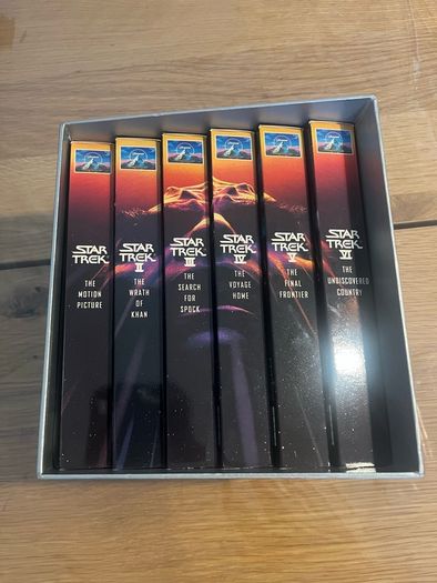 star trek the screen voyages VHS boxed Set 6 tapes 1991