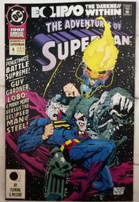 The Adventures Of Superman Annual #4 Eclipso Darkness Within: Lobo & Guy Gardner Appearance (1992)