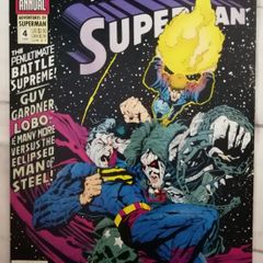 The Adventures Of Superman Annual #4 Eclipso Darkness Within: Lobo & Guy Gardner Appearance (1992)
