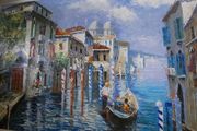 Canal grand venice oil on canvas 35" x 23"