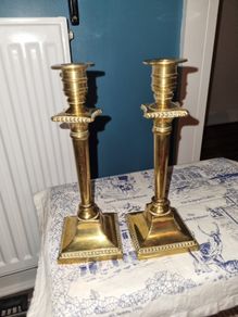 brass candlestick 8,5("22cm)