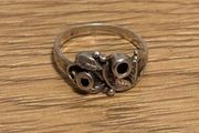 Sterling Silver Floral Theme Ring