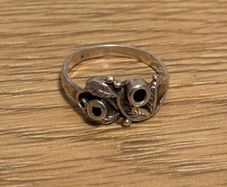 Sterling Silver Floral Theme Ring
