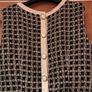 Savida monochrome dress with button back 16-18 Image 2