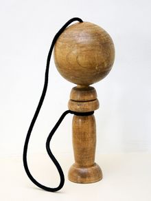 Vintage Traditional Japanese Wooden Toy Game