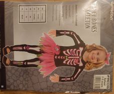 Halloween costume Skeleton 2-3 years old