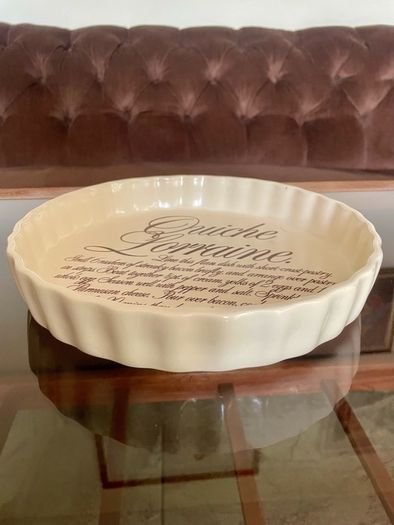 Vintage T.G. GREEN CHURCH GRESLEY England Quiche Lorraine Pie Oven Dish