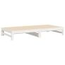 Day Bed | White | Solid pinewood | Double Image 3