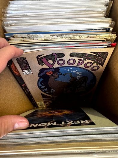 Image & Top Cow Long Comic Box w 320 comics for Sale