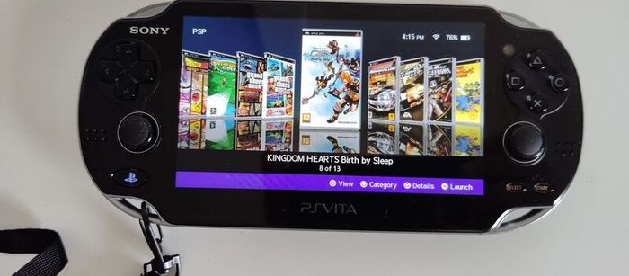 Psvita 1004 Oled Modded Henkaku 128gb Original Charger Excellent