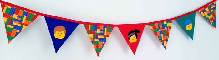 Adorable Lego Themed Bunting