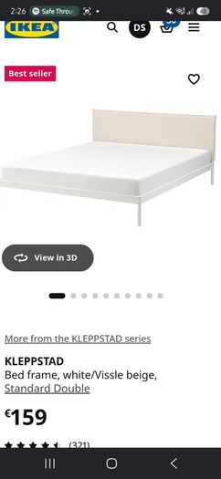 Ikea bed & mattress