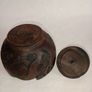 Antique Hand Carved Hardwood Treen Box Image 6