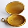 Victorian Gold Plated Photo Locket Picture Jewelry Pendant Image 6