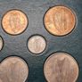 Ireland 1949 1951 1952 1953 Coin Set Half Crown to Farthing Superb Condition Coins!! Image 10
