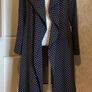 coat dressy light jacket black and cream Image 3