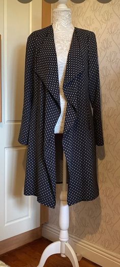 coat dressy light jacket black and cream