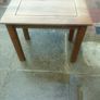 Timber. Side  Table  And. 1. Litre  Of. Woodstain. Image 5