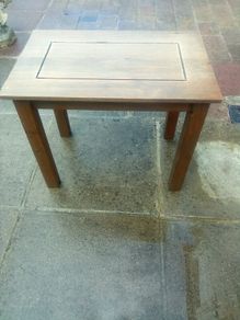 Timber.  Side.  Table.