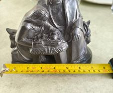 Owen Irish Turf Craft - Vintage Carved Turf Nativity Scene