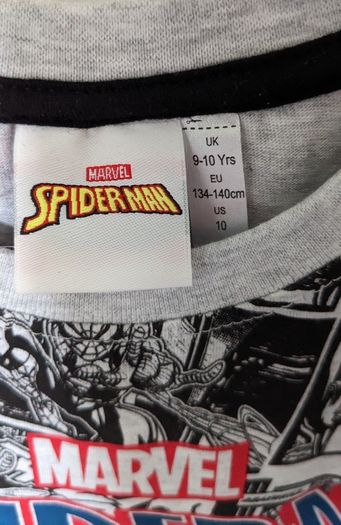 Spiderman Marvel T-Shirt new with tags 9-10yrs