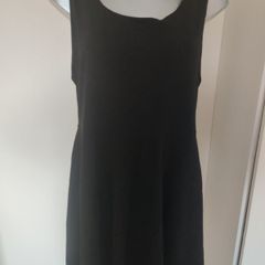 New Look black mini basic skater dress size UK18 EU46 Postage included