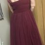 Dress almost new. Little Mistress. Wine Red colour. Image 3