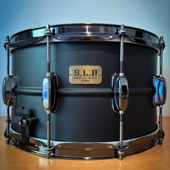 Tama S.L.P Big Black Steel snare drum 14x8 - LST148